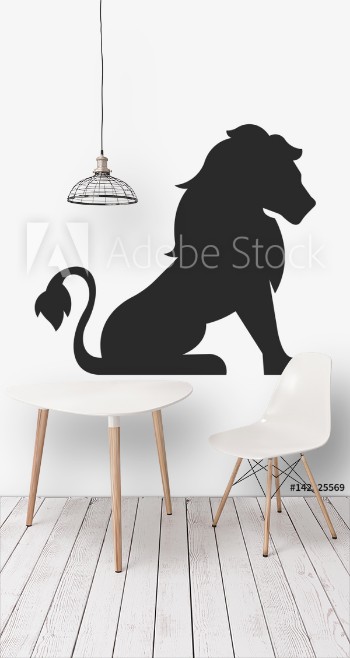 Picture of Lion icon Vector